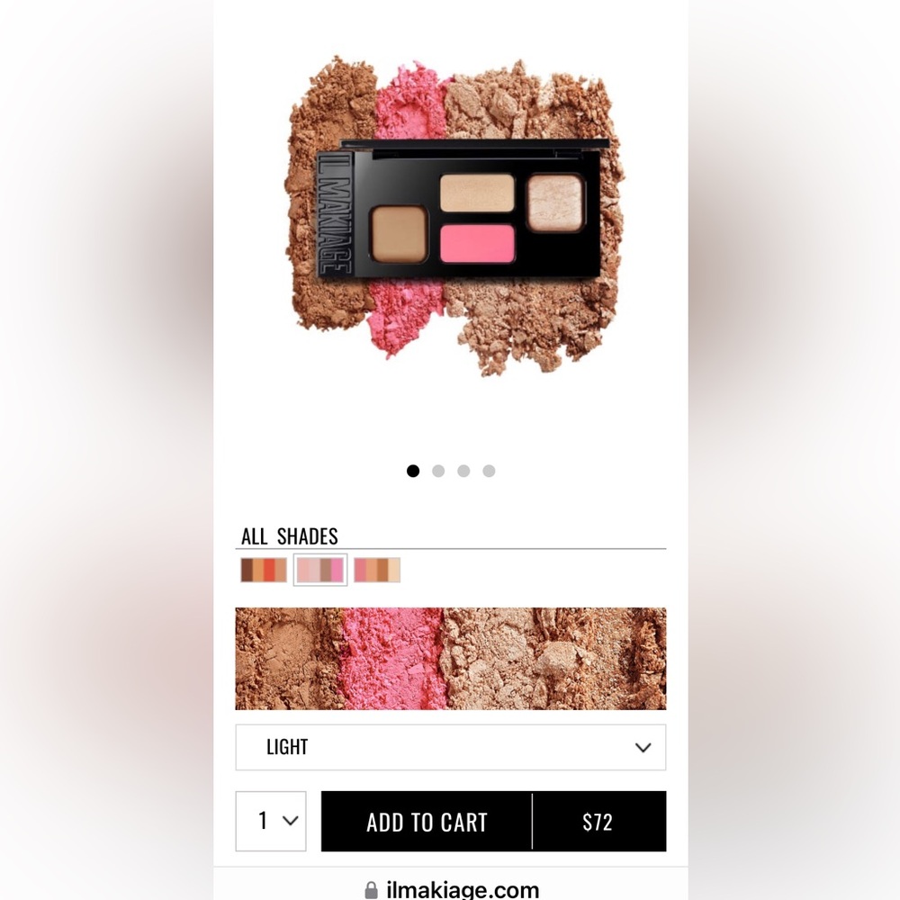 BNIB IL MAKIAGE HIGH POINT PALETTE